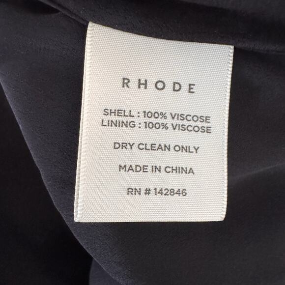 Rhode Clara Enchanted Woods Mini Dress Size 0 NWT Boho Festival Vacation Ruched - Picture 12 of 12